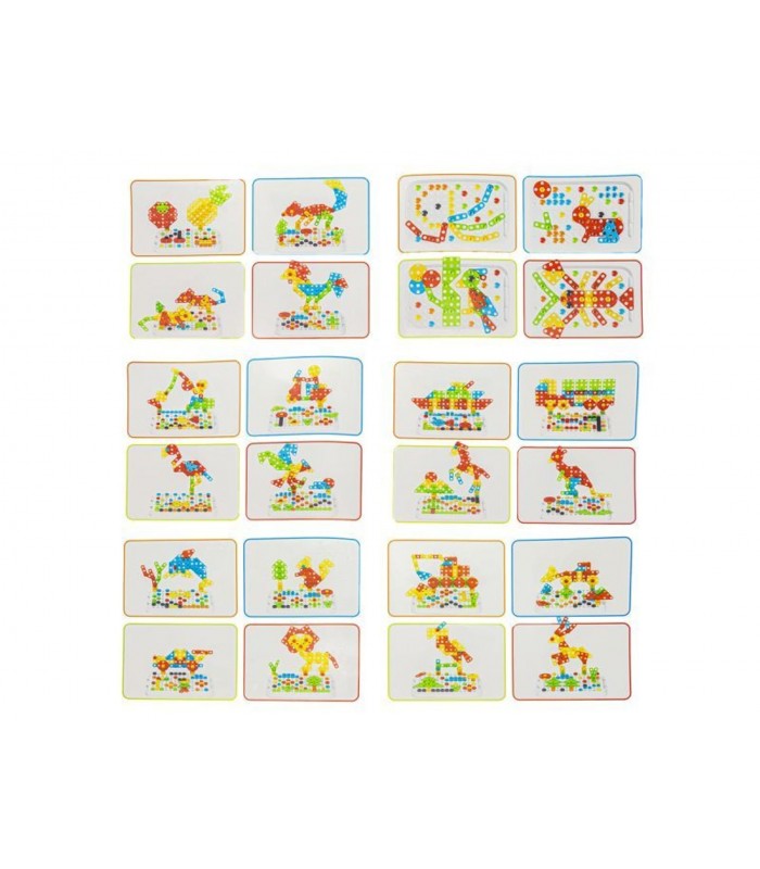 PUZZLE MOSAICO CREATIVO CON DESTORNILLADOR  258 PCS