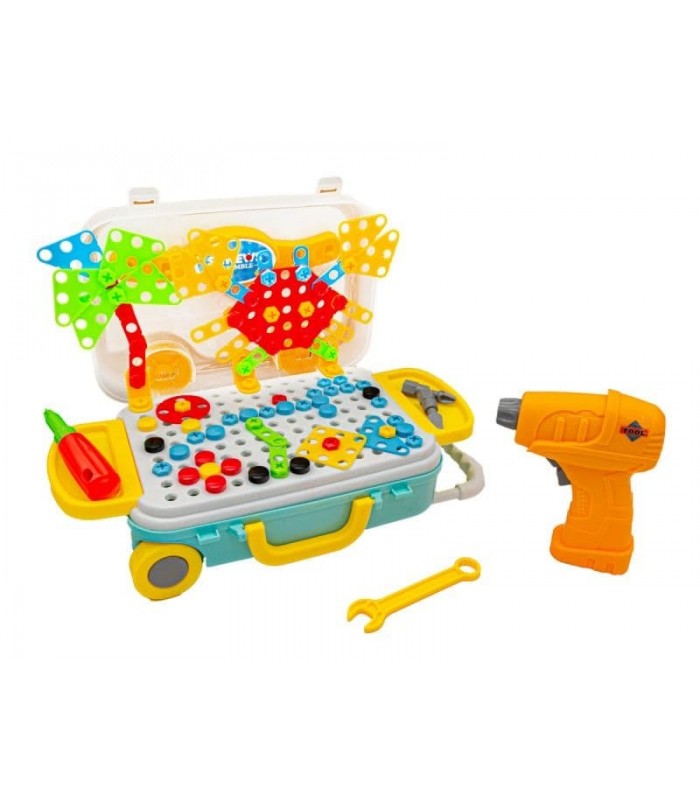 PUZZLE MOSAICO CREATIVO CON DESTORNILLADOR  258 PCS