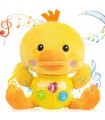 Peluche musical de patito para bebé