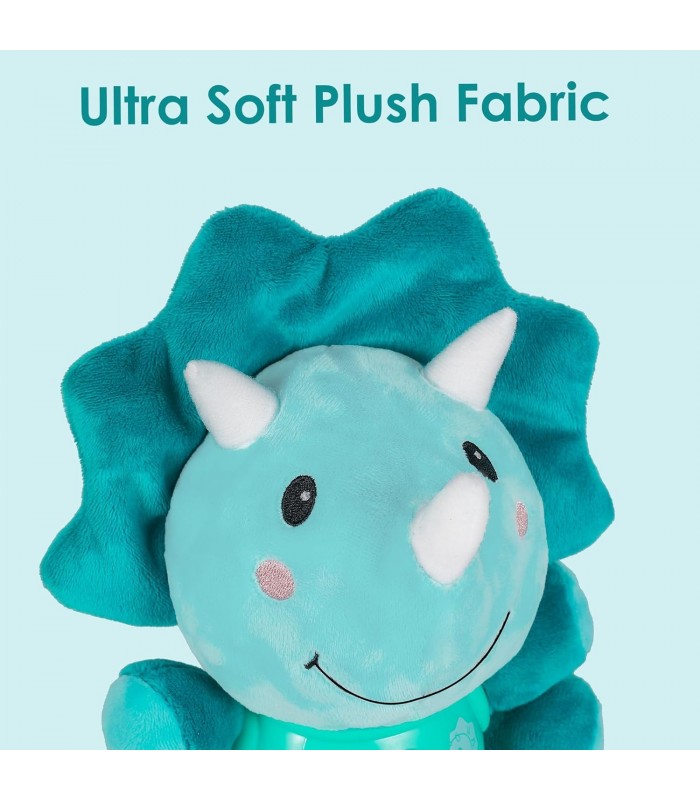Peluche musical de dinosaurio para bebé