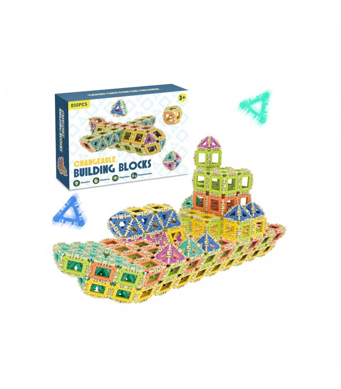 Bloques de Construccion 850 Piezas Changeable Building