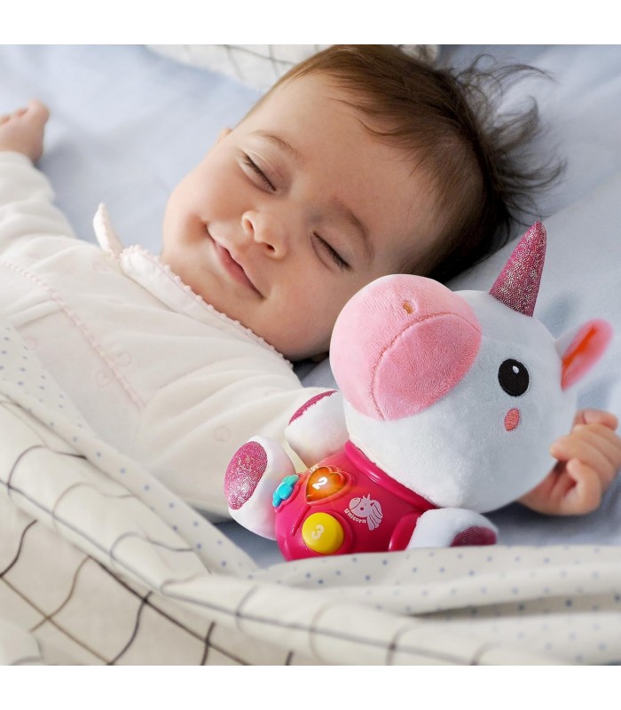 Peluche musical de unicornio para bebé
