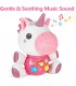 Peluche musical de unicornio para bebé