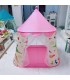 Carpa Casita Armable  Estampado Dinosaurios -  Rosado