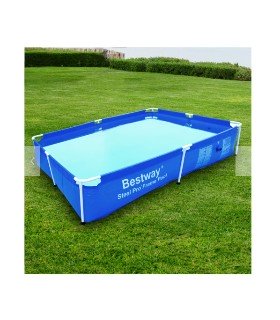 BESTWAY - Piscina Estructural 228x159x42cm Rectangular 1500 litros