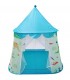 Carpa Casita Armable Estampado Dinosaurio - Celeste