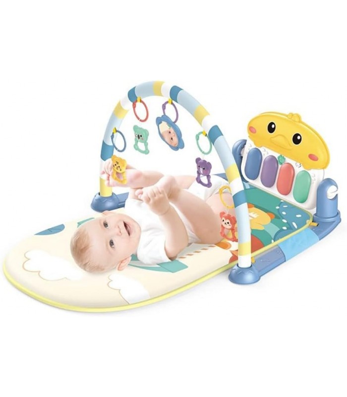 GIMNASIO MULTIFUNCIONAL DIDACTICO MECEDOR PARA BEBE 2 EN 1
