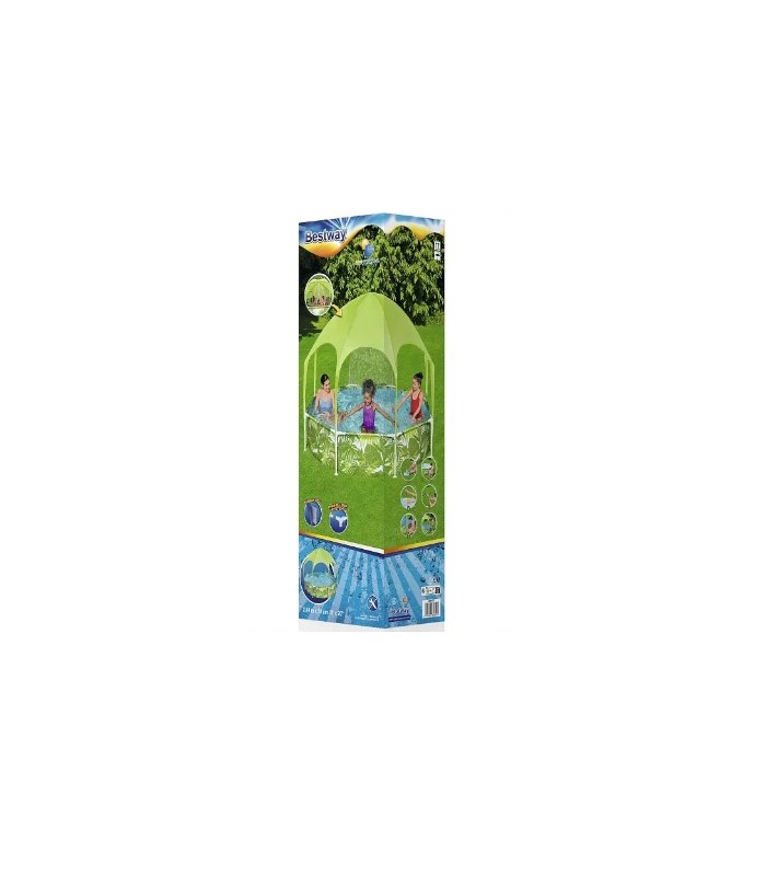 Bestway - Piscina Estructural redonda con techo 244x51 CM