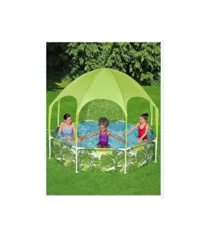 Bestway - Piscina Estructural redonda con techo 244x51 CM