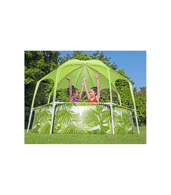 Bestway - Piscina Estructural redonda con techo 244x51 CM