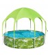 Bestway - Piscina Estructural redonda con techo 244x51 CM