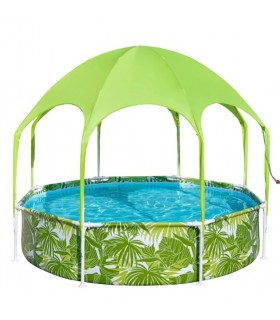 Bestway - Piscina Estructural redonda con techo 244x51 CM