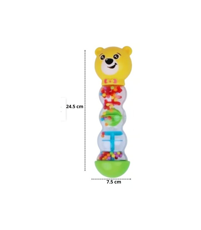 SONAJERO PALO DE LLUVIA PARA BEBÉS DISEÑO OSITO