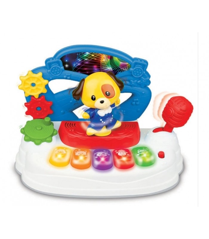 CACHORRO BAILARÍN, ESTRELLA DE PIANO