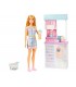BARBIE MUÑECA BARBIE CON SET DE HELADERÍA