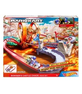 PISTA DE CARRERA HOT WHEELS MARIO KART BOWSER