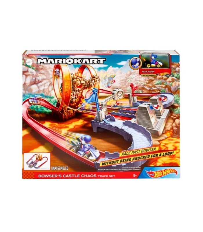 PISTA DE CARRERA HOT WHEELS MARIO KART BOWSER