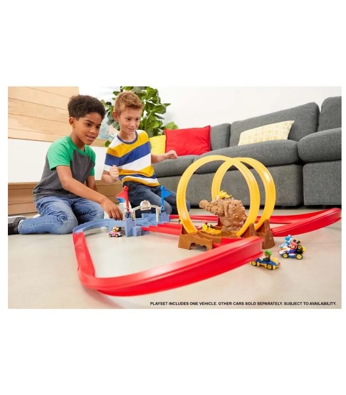 PISTA DE CARRERA HOT WHEELS MARIO KART BOWSER