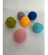 PELOTITAS SENSORIALES CON TEXTURA X6 PIEZAS