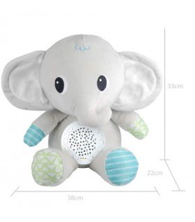 ELEFANTE DE PELUCHE CON PROYECTOR