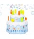 Juguete Torta de Burbujas Automática Happy birthday