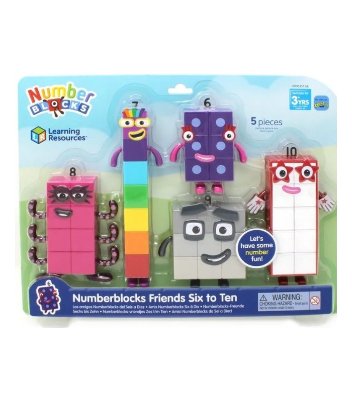 SET NUMBERBLOCKS ANIMADA DEL SEIS AL DIEZ