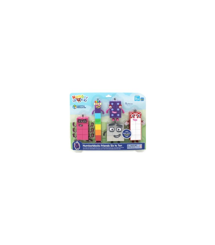 SET NUMBERBLOCKS ANIMADA DEL SEIS AL DIEZ