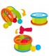Juguete Para Bebes 2 En 1 Tambor Y Encaje Con Martillo