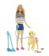 MUÑECA BARBIE PASEO PERRITOS