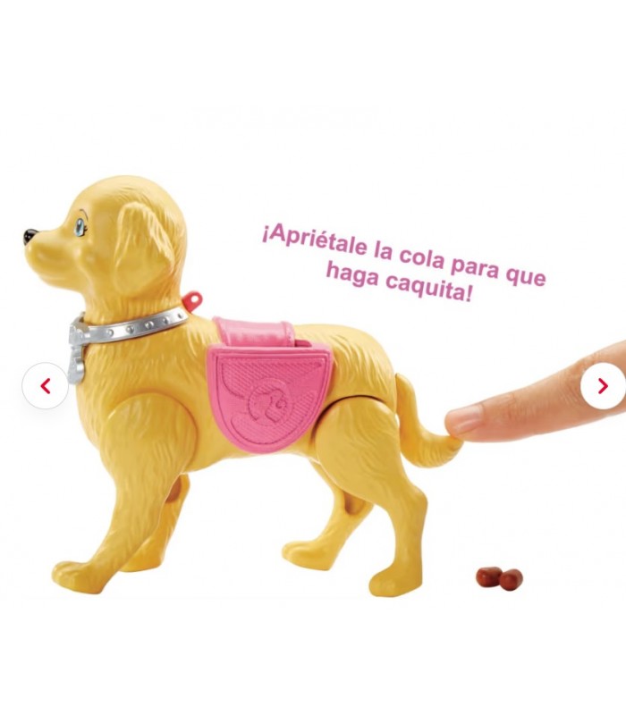 MUÑECA BARBIE PASEO PERRITOS