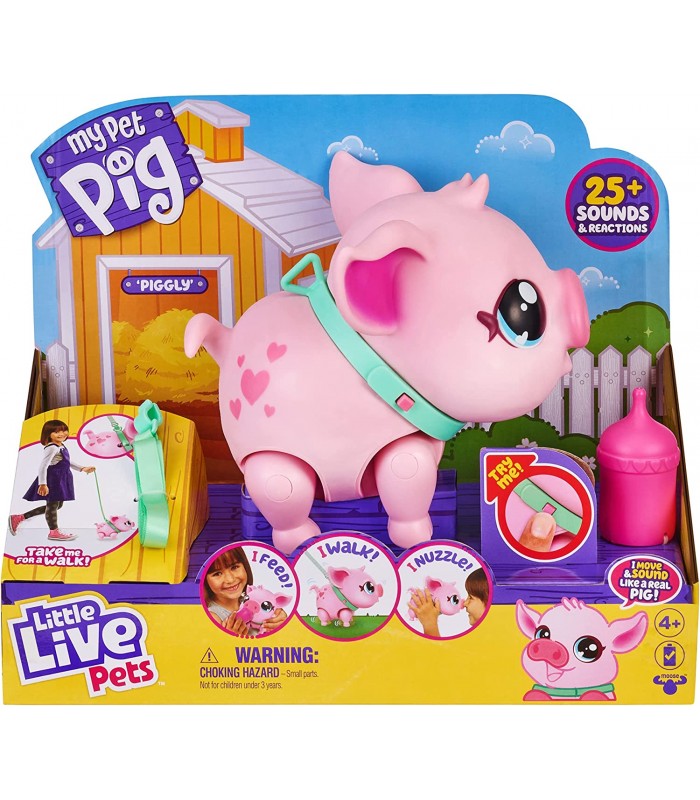 PELUCHE LITTLE LIVE MASCOTA INTERACTIVA CERDITO