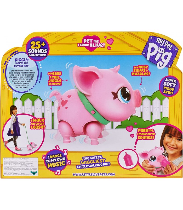 PELUCHE LITTLE LIVE MASCOTA INTERACTIVA CERDITO