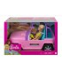 Paquete de muñeca Barbie con vehículo todoterreno y 2 muñecas