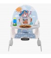 Silla Mecedora Bouncer Baby Cam Táctil Mesa de Comer Azul 2 en 1