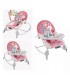 Silla Mecedora Bouncer Baby Cam Táctil Mesa de Comer Rosado 2 en 1