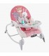 Silla Mecedora Bouncer Baby Cam Táctil Mesa de Comer Rosado 2 en 1