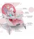 Silla Mecedora Bouncer Baby Cam Táctil Mesa de Comer Rosado 2 en 1