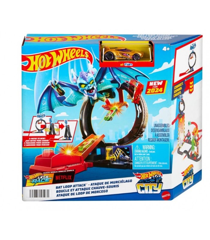 PISTA HOT WHEELS JUGUETE ATAQUE MURCIELAGO