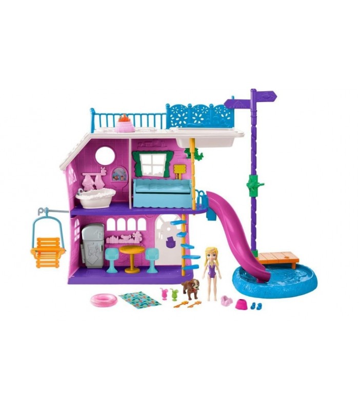 MUÑECA POLLY POCKET CASA DEL LAGO