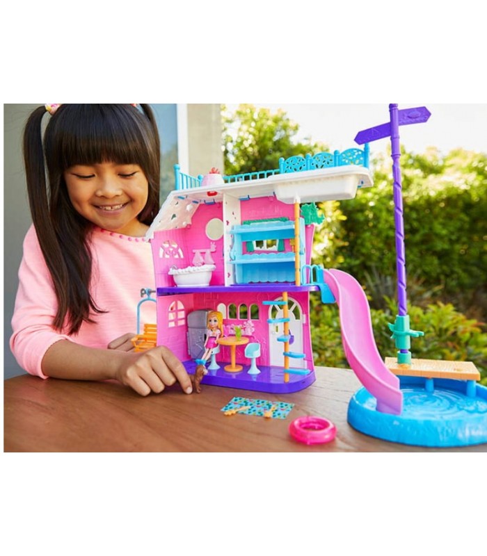 MUÑECA POLLY POCKET CASA DEL LAGO