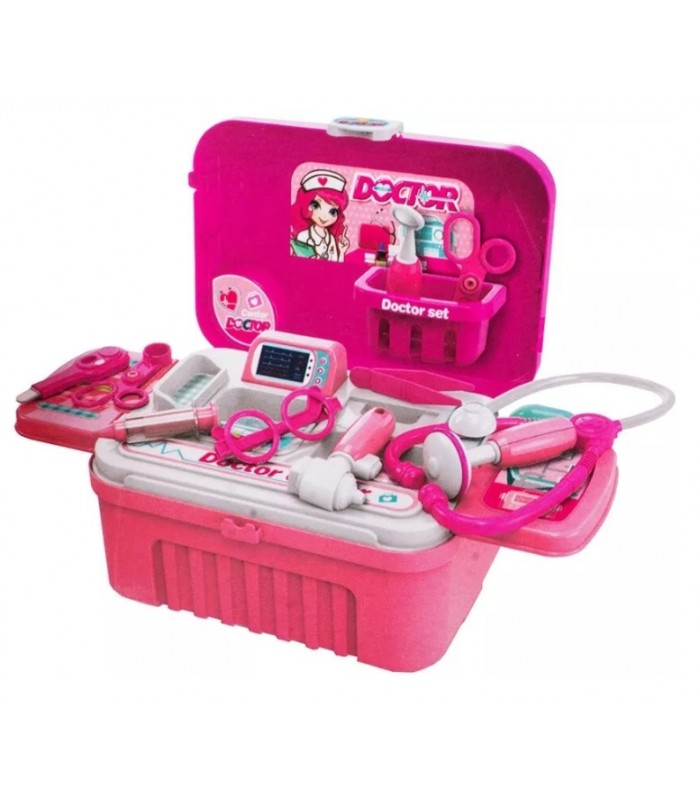 Juguete Maleta De Doctora Para Niñas 3 En 1 Con Accesorios