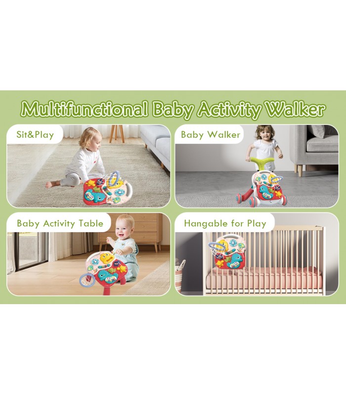 CAMINADOR PARA BEBE 3 EN 1 CON CENTRO DE ACTIVIDADES