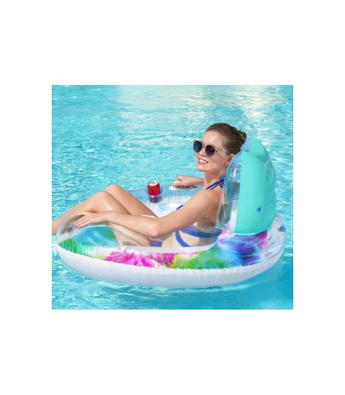 Flotador Inflable con Diseño Tie-Dye