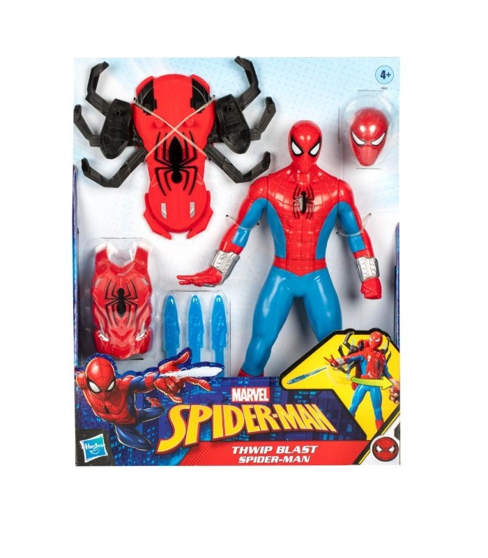 Figura Spiderman Traje Integrado Marvel Thwip Blast
