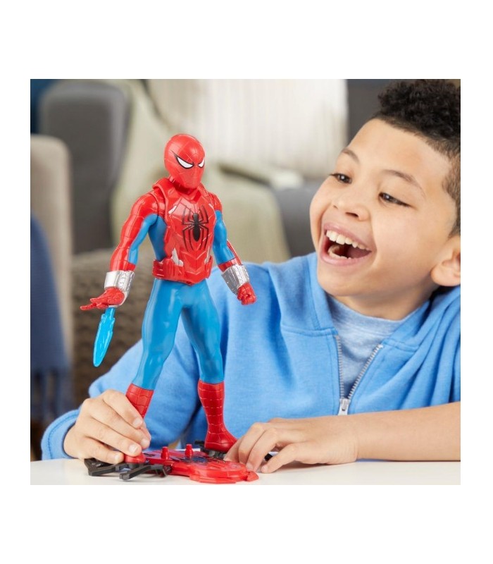 Figura Spiderman Traje Integrado Marvel Thwip Blast