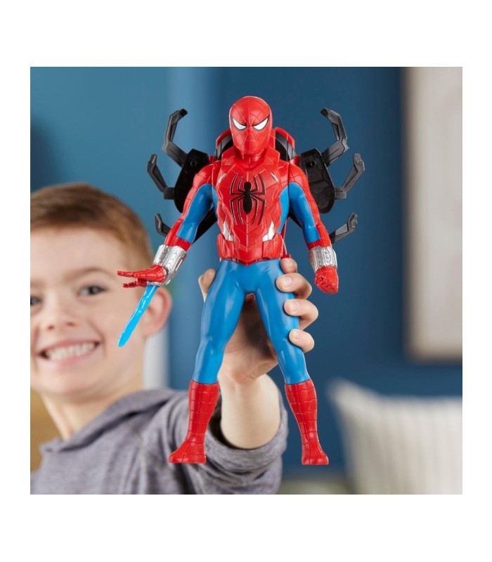 Figura Spiderman Traje Integrado Marvel Thwip Blast