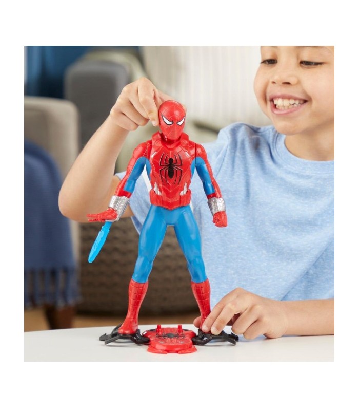 Figura Spiderman Traje Integrado Marvel Thwip Blast