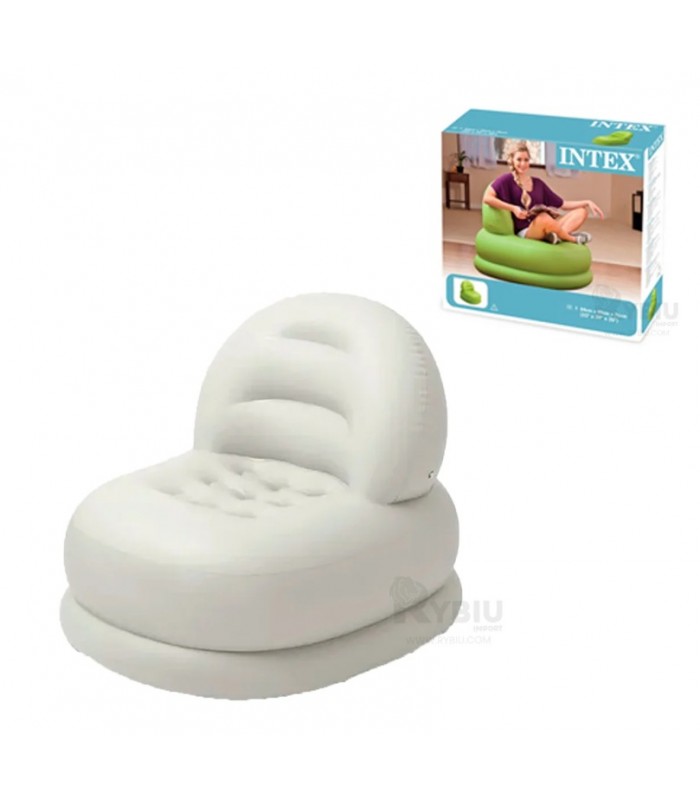 SOFÁ SILLA INFLABLE MODERNO BLANCO