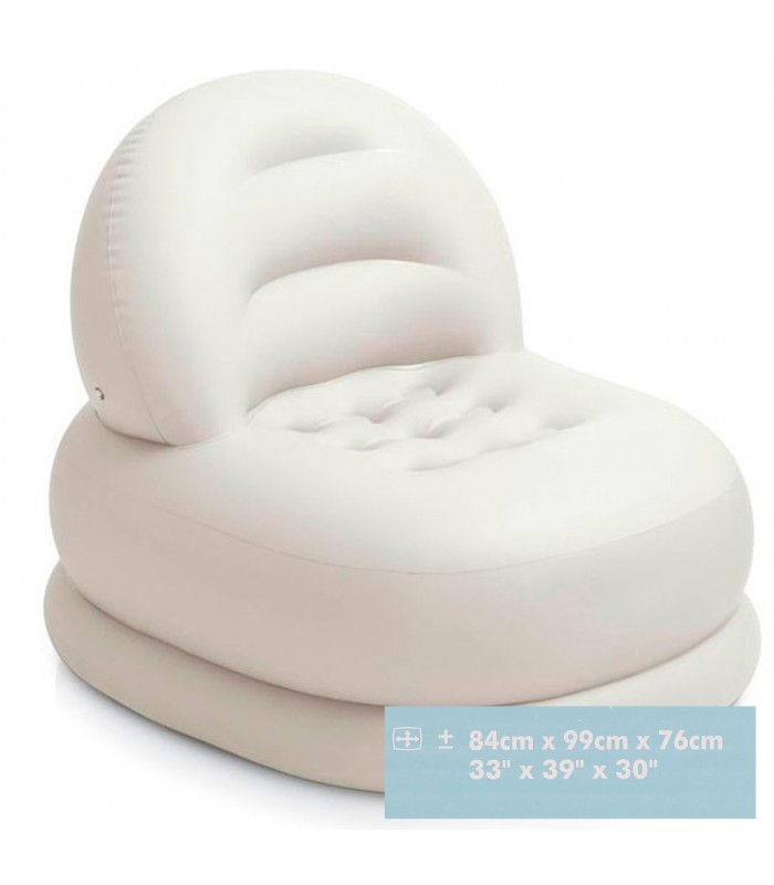 SOFÁ SILLA INFLABLE MODERNO BLANCO