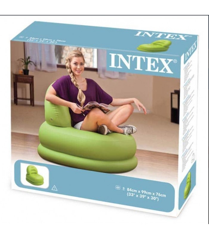 Sofa Silla Inflable Moderno Verde 84x99x76